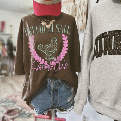 Premium Sale Social Club Chicken Camo Sublimation Design PNG Digital Download Pink Teal