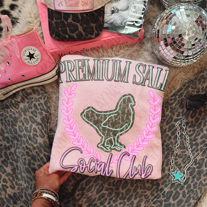 Premium Sale Social Club Chicken Camo Sublimation Design PNG Digital Download Pink Teal