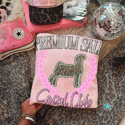 Premium Sale Social Club Goat Camo Sublimation Design PNG Digital Download Pink Teal