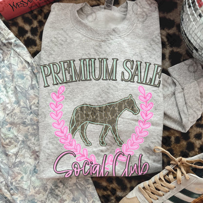 Premium Sale Social Club Horse Camo Sublimation Design PNG Digital Download Pink Teal