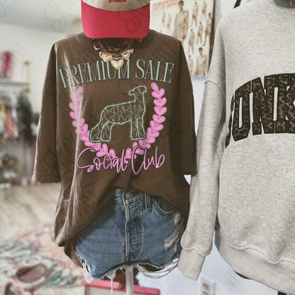 Premium Sale Social Club Lamb Camo Sublimation Design PNG Digital Download Pink Teal