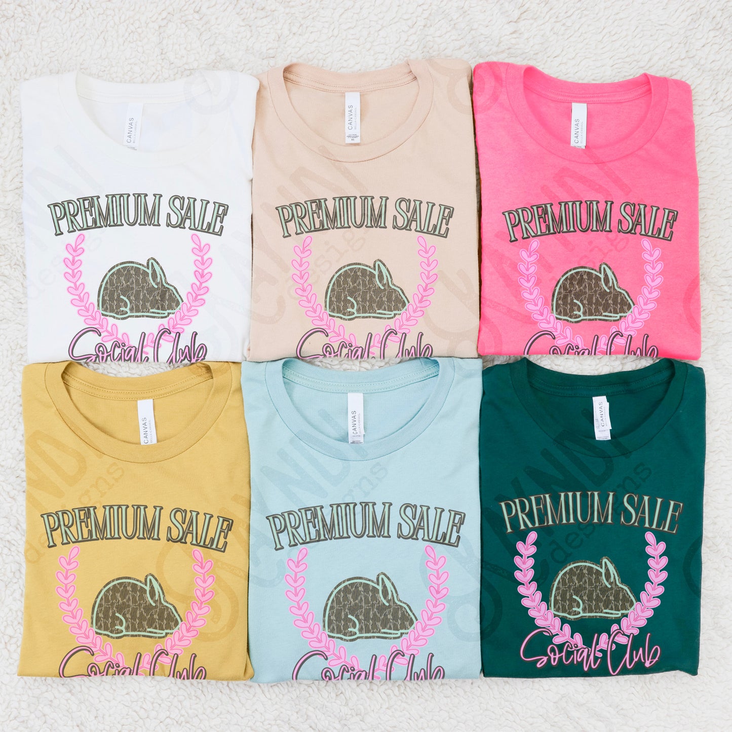 Premium Sale Social Club Rabbit Camo Sublimation Design PNG Digital Download Pink Teal