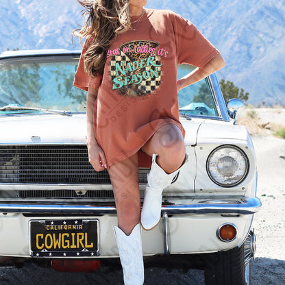 Bras on Ladies its Nader Pink Season Sublimation Design PNG Digital Download Printable Vintage Storm Tornado Checkered