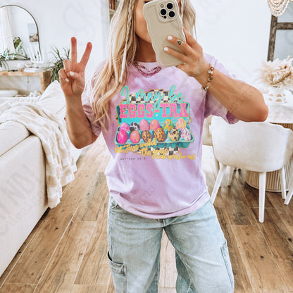 I Might be Eggsta Sublimation Design PNG Digital Download Printable Funny Faith Jesus