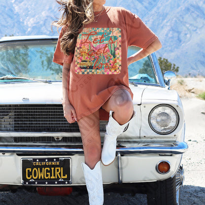 Lets Get Lost Sublimation Design PNG Digital Download Printable Pocket Design Grunge Cheetah Desert