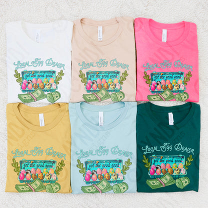 Local Egg Dealer Sublimation Design PNG Digital Download Printable Vintage Funny Chickens