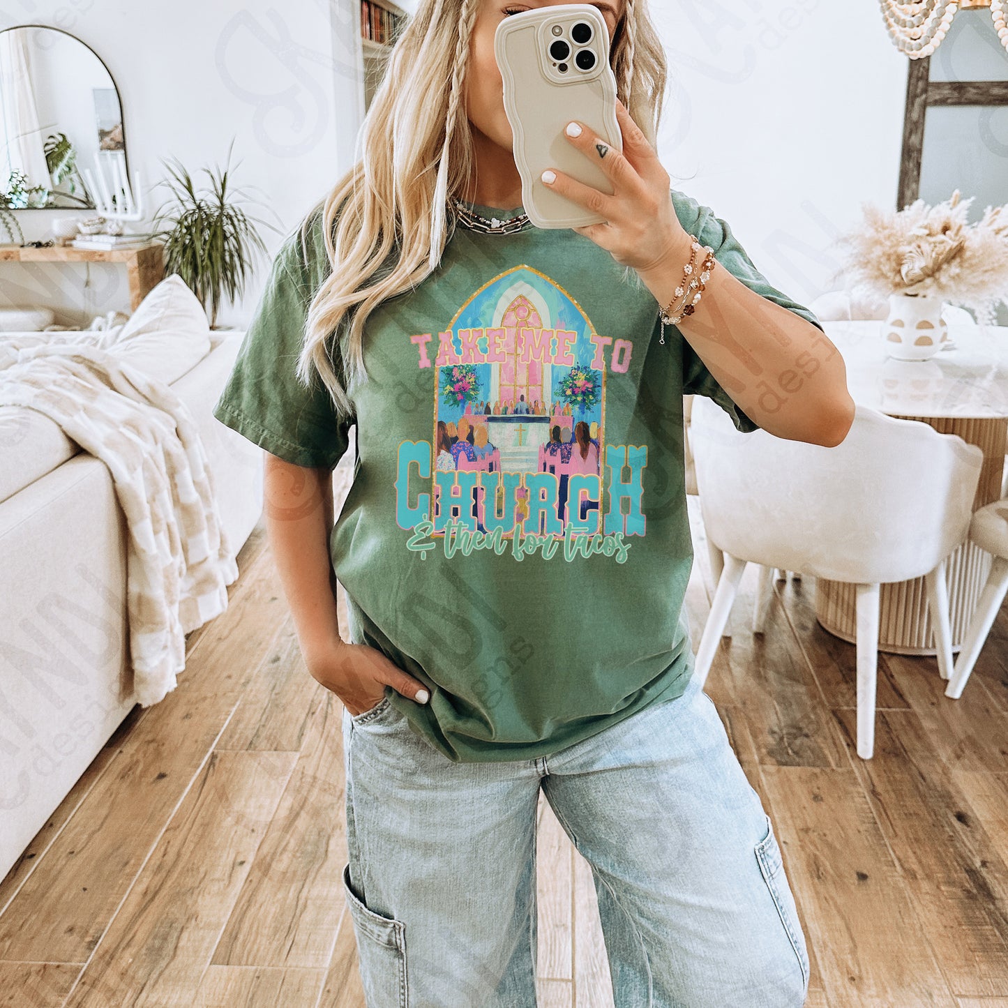 Take Me To Church Sublimation Design PNG Digital Download Printable Faith Christian Tacos