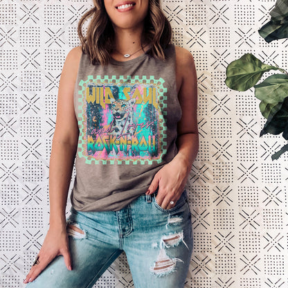 Wild Soul Loves Rock N Roll Sublimation Design PNG Digital Download Printable Cheetah Checkered