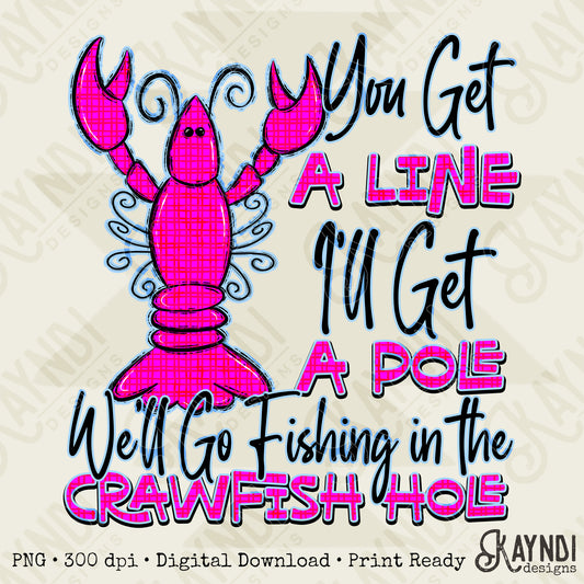 Crawfish Hole Design PNG Digital Download Sublimation DTF Print Ready