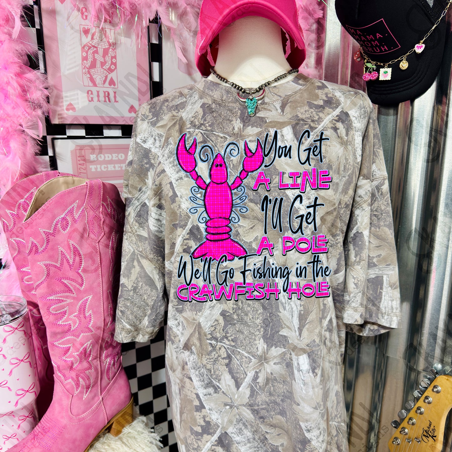 Crawfish Hole Design PNG Digital Download Sublimation DTF Print Ready