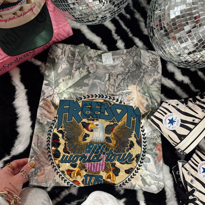 Freedom World Tour 1776 Design PNG Digital Download Sublimation DTF Print Ready