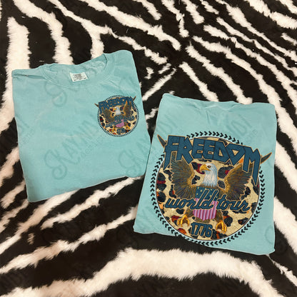 Freedom World Tour 1776 Design PNG Digital Download Sublimation DTF Print Ready