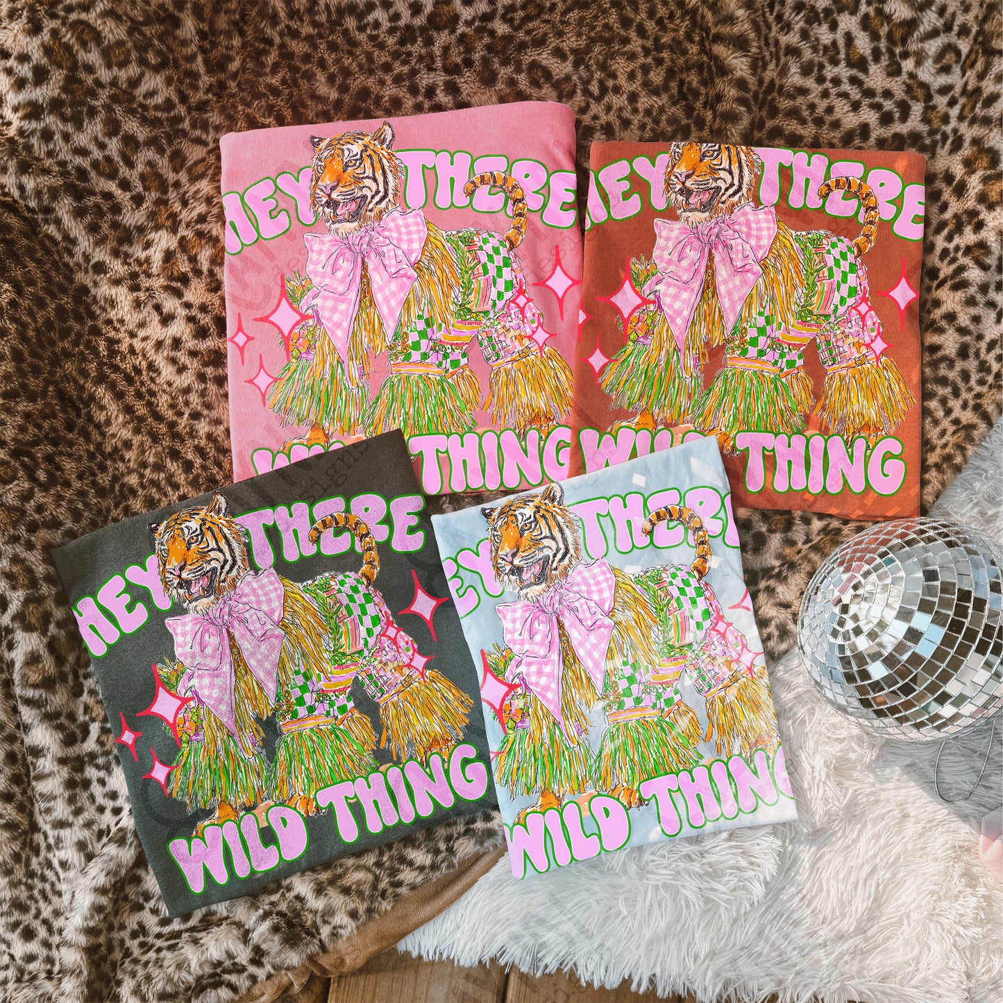 Hey There Wild Thing Tiger Design PNG Digital Download Sublimation DTF Print Ready