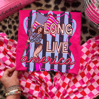 Long Live America Design PNG Digital Download Sublimation DTF Print Ready
