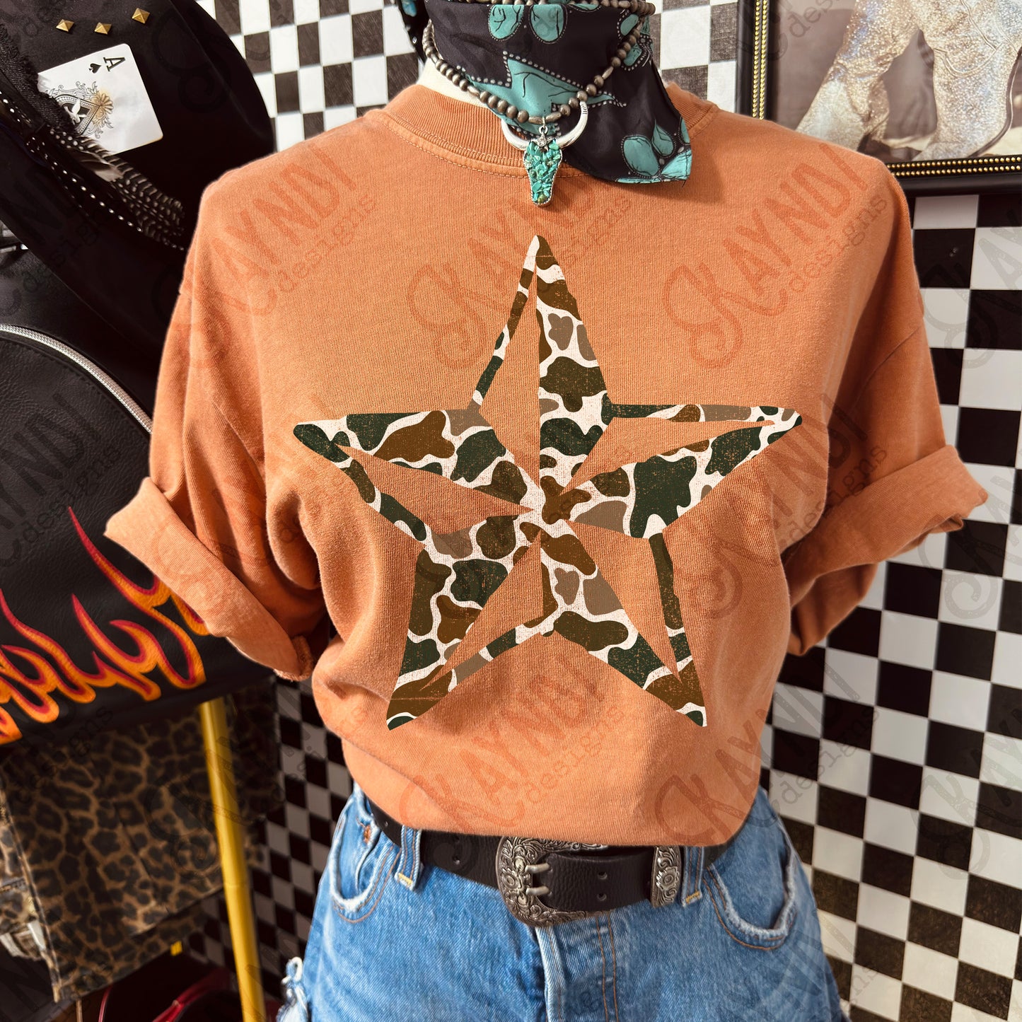 Star Camo Sublimation Design PNG Digital Download Nautical