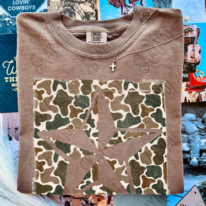 Star Cutout Camo Sublimation Design PNG Digital Download Nautical Inverse