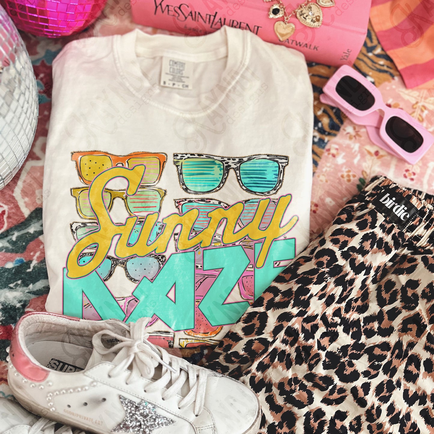 Sunny Daze Design PNG Digital Download Sublimation DTF Print Ready
