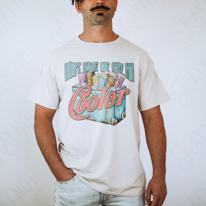 Cooler Sublimation Design PNG Digital Download Printable Mens Drinks Summer