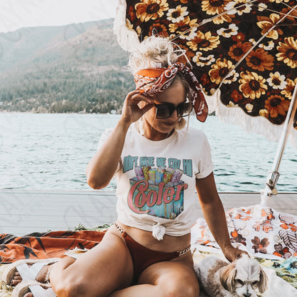 Cooler Sublimation Design PNG Digital Download Printable Mens Drinks Summer