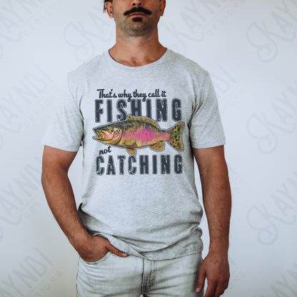Fishing not Catching Sublimation Design PNG Digital Download Printable Mens Outdoors