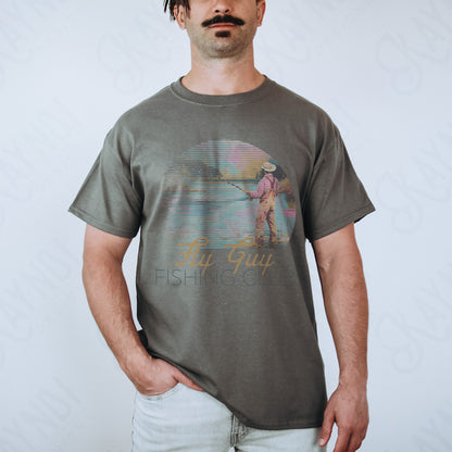 Fly Guy Fishing Club Sublimation Design PNG Digital Download Printable Fishing Outdoors