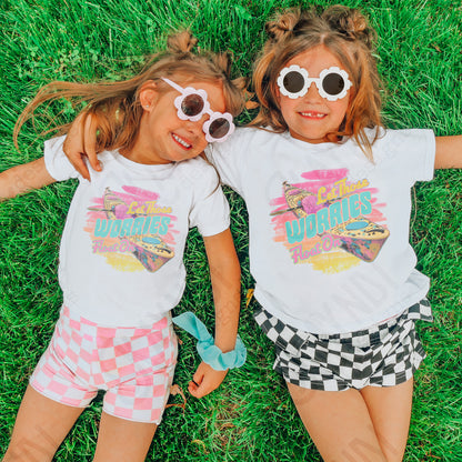 Let Those Worries Float On Sublimation Design PNG Digital Download Printable Summer Water Kayak