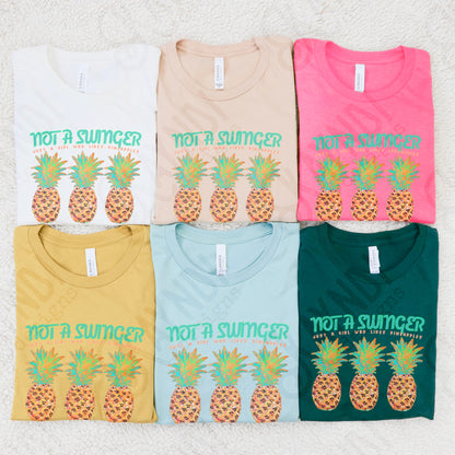 Not a Swinger Sublimation Design PNG Digital Download Printable Pineapple Funny