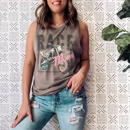 Race Mom Sublimation Design PNG Digital Download Printable Dirt Bike Pastel