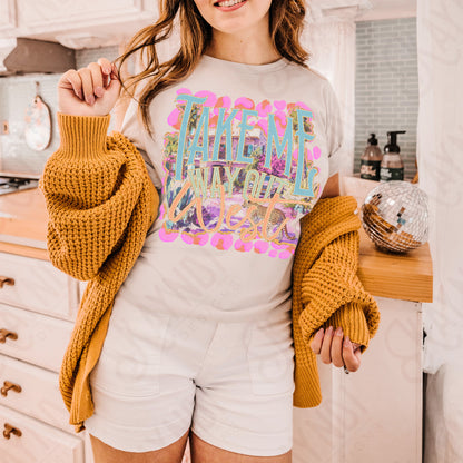 Way Out West Sublimation Design PNG Digital Download Printable Cheetah Pink Watercolor