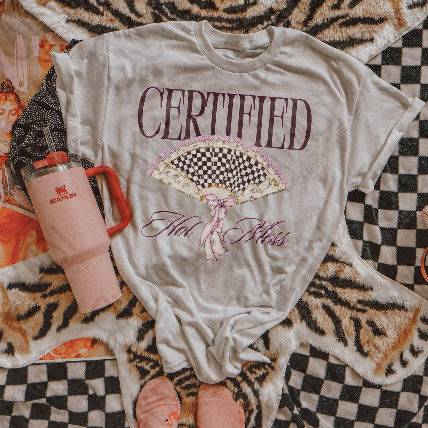 Certified Hot Mess Design PNG Digital Download Sublimation DTF Print Ready