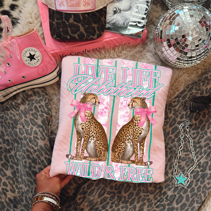 Live Life Unbothered Wild & Free Digital Download Sublimation DTF Print Ready