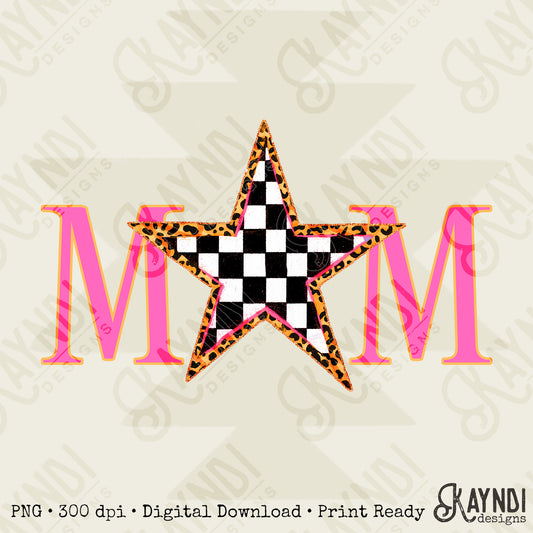 Mom Star Digital Download Sublimation DTF Print Ready