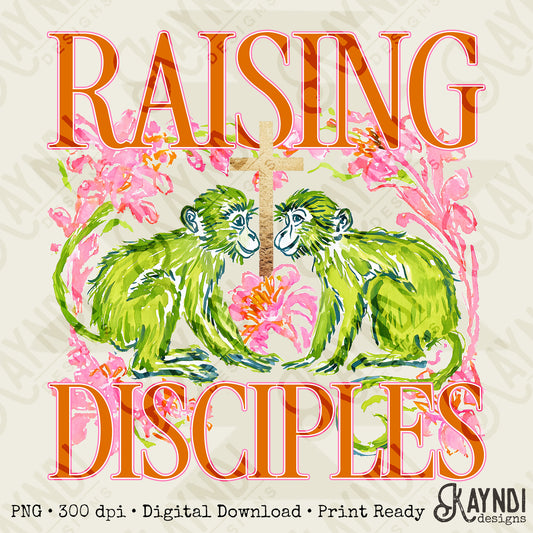 Raising Disciples Digital Download Sublimation DTF Print Ready