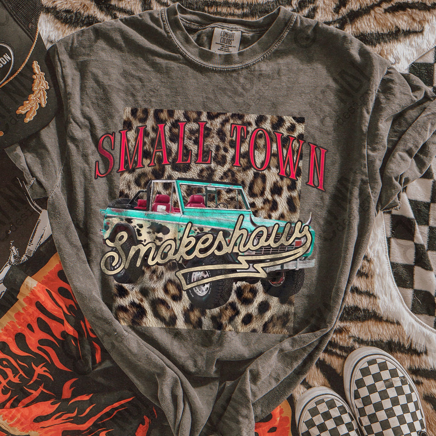 Small Town Smokeshow Design PNG Digital Download Sublimation DTF Print Summer