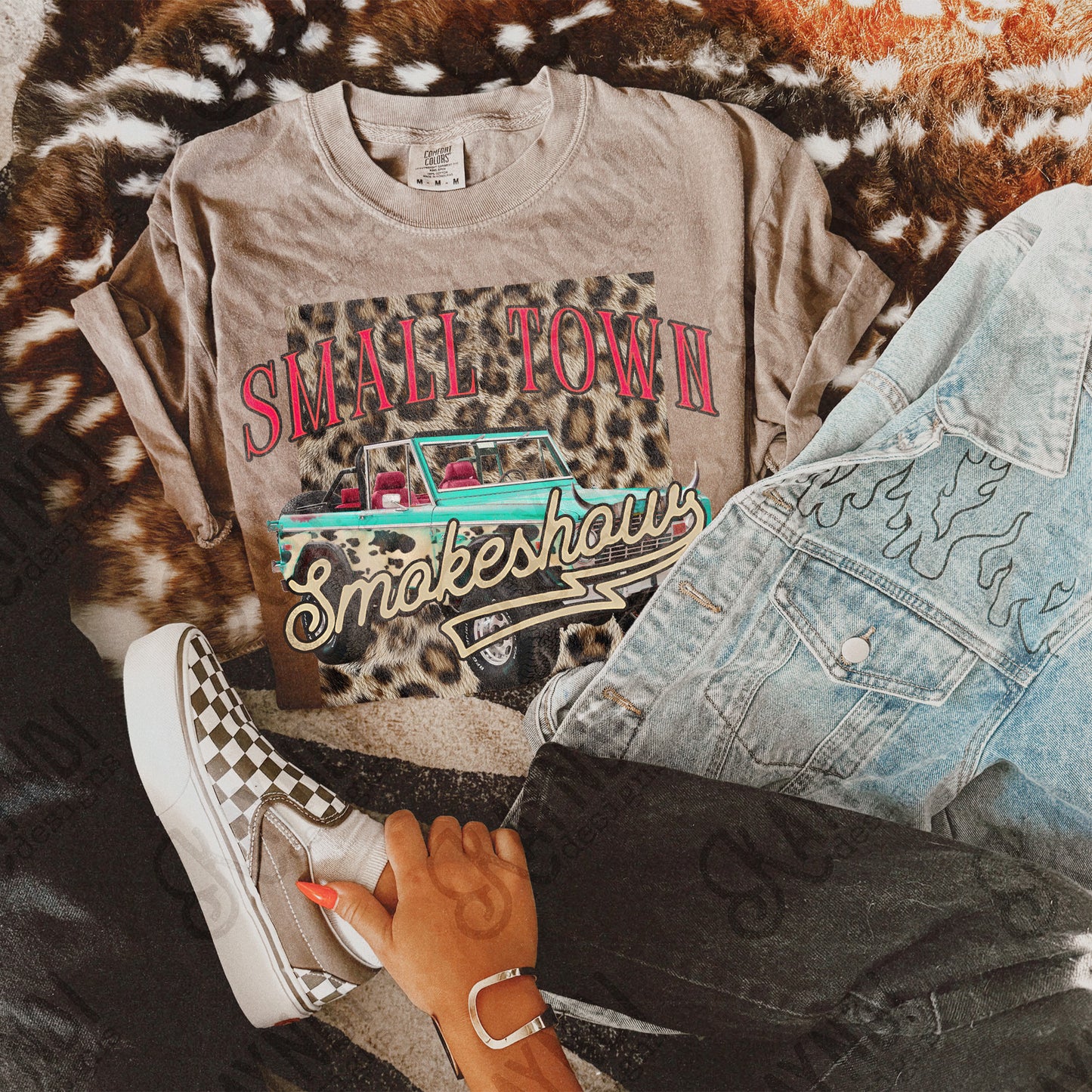 Small Town Smokeshow Design PNG Digital Download Sublimation DTF Print Summer