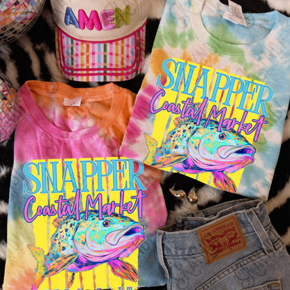 Snapper Coastal Market Extra Salty Design PNG Digital Download Sublimation DTF Print Summer