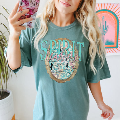Spirit Lead Me Sublimation Design PNG Digital Download Printable Faith Western Vintage Desert