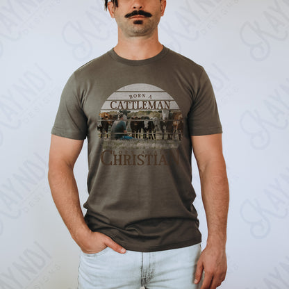 Born Again Christian Sublimation Design PNG Digital Download Printable Cattleman Western Ranch