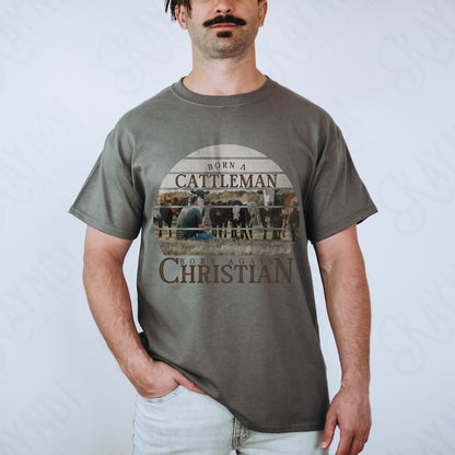Born Again Christian Sublimation Design PNG Digital Download Printable Cattleman Western Ranch