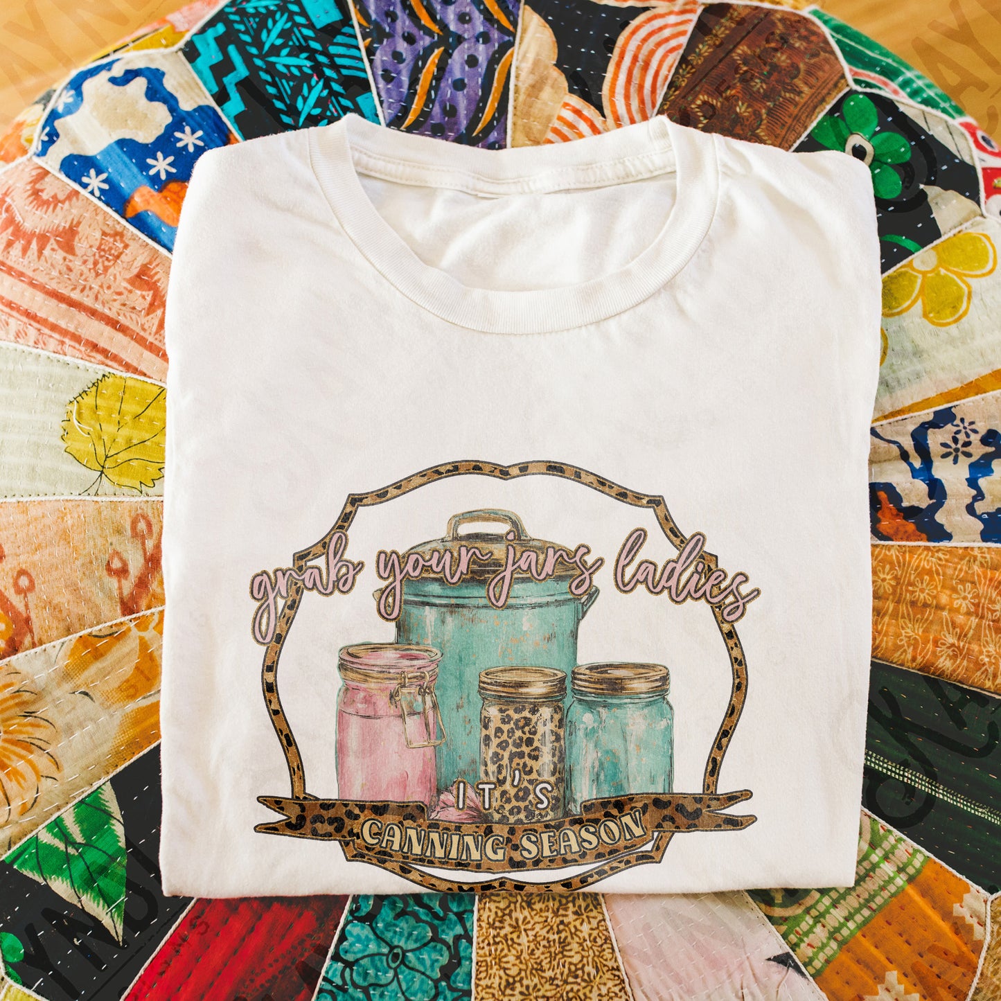 Canning Season Sublimation Design PNG Digital Download Printable Summer Gardening