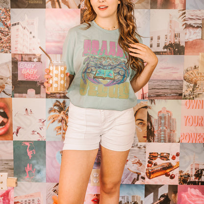 Crabby Without Jesus Sublimation Design PNG Digital Download Printable Bible Crab Neon