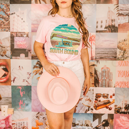 South Bound Sublimation Design PNG Digital Download Printable Cheetah Desert Vintage