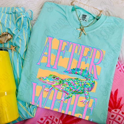 Later Gator Pocket PNG Digital Download Sublimation DTF Print After While Crocodile Preppy