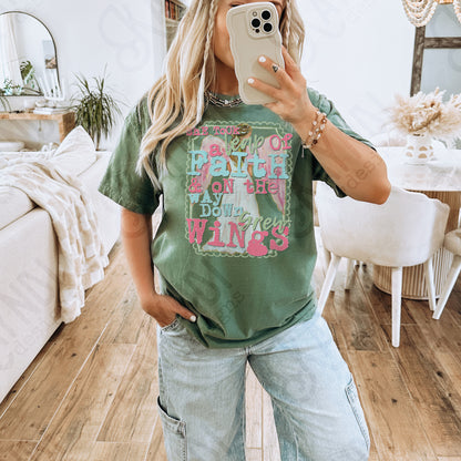 Leap of Faith Sublimation Design PNG Digital Download Printable Angel Christian