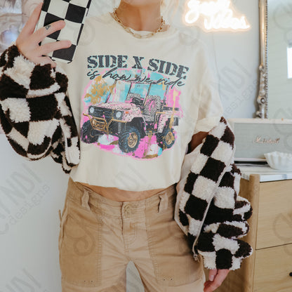 Side x Side Sublimation Design PNG Digital Download Printable 4x4 ATV Cheetah
