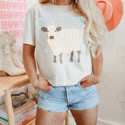 BULL in a SHEET PNG Digiral Download Sublimation DTF Print