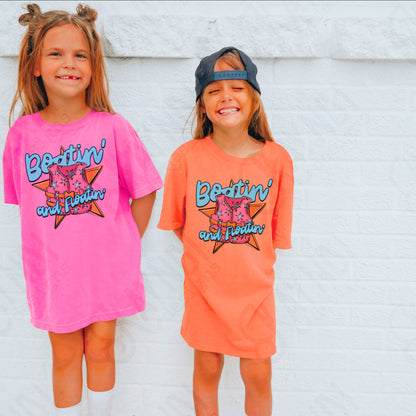 Boatin' and Floatin' Pink Orange PNG Digital Download Sublimation DTF Print Summer Boat Star