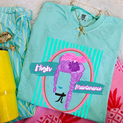 High Maintenance PNG Digiral Download Sublimation DTF Print