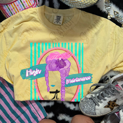 High Maintenance PNG Digiral Download Sublimation DTF Print
