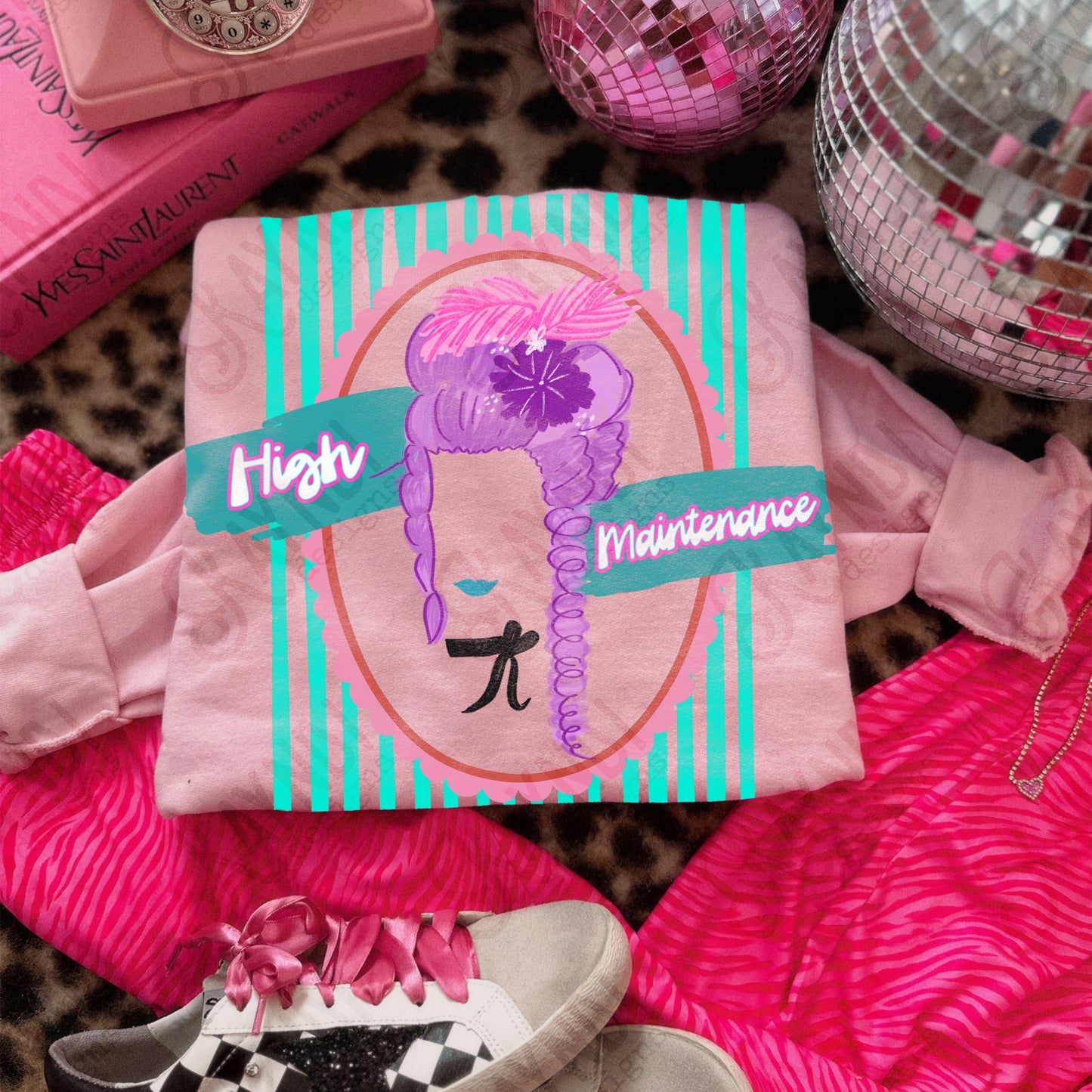 High Maintenance PNG Digiral Download Sublimation DTF Print